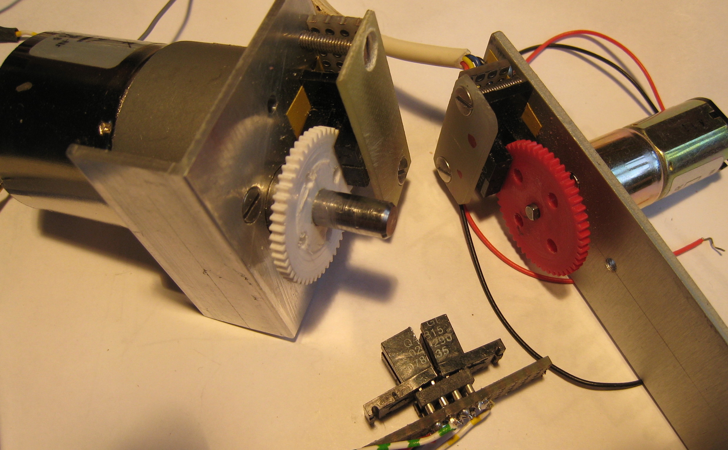 Motoren met lichtsluizen
